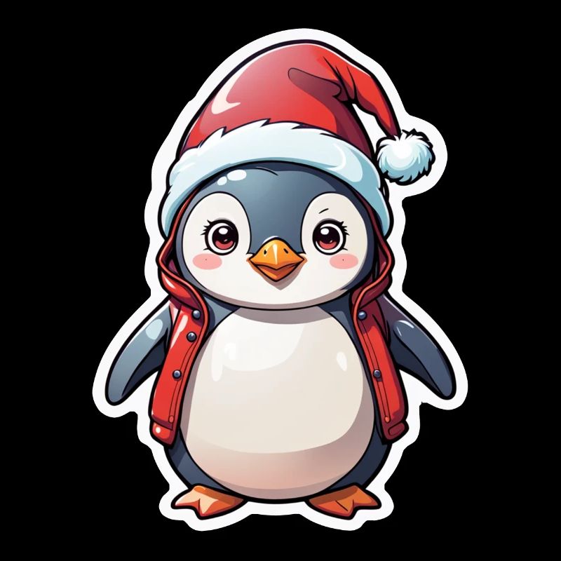 pingouin bonnet de noel