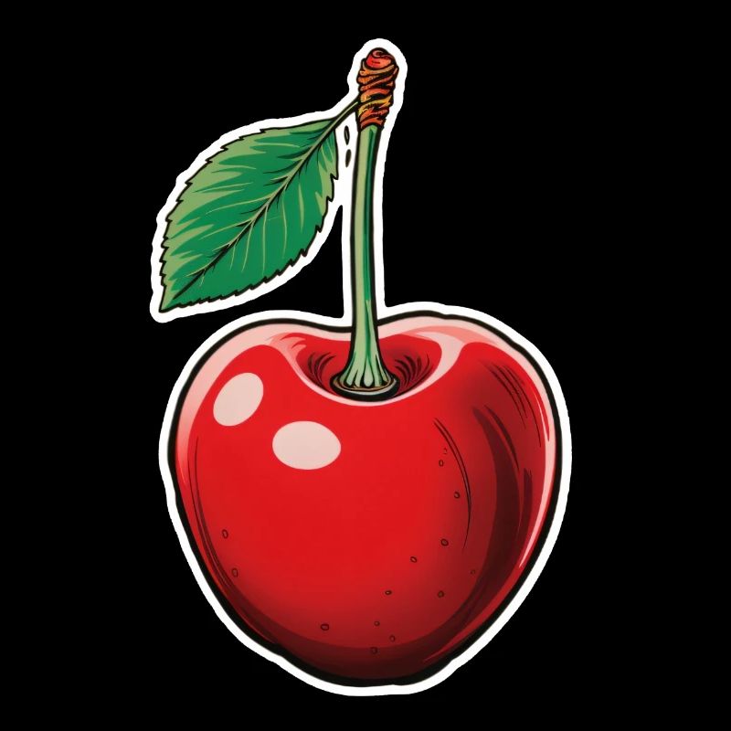 Kirsche einzelne Frucht