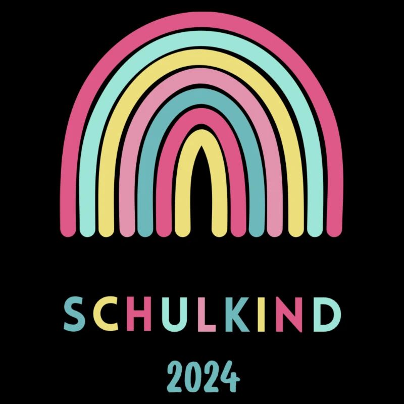 Endlich Schulkind 2024 Einschulungsshirt