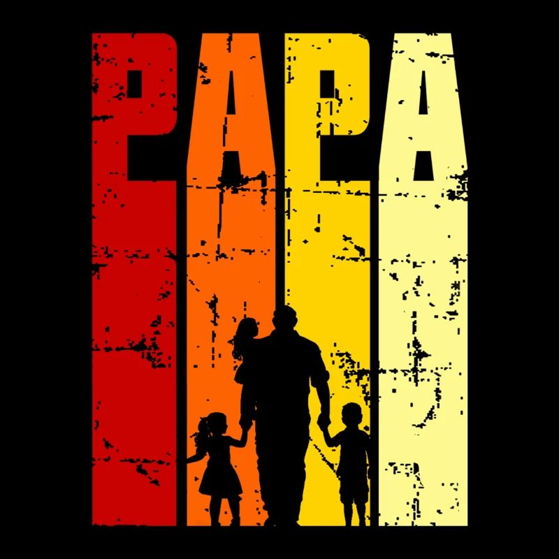 Papa 3 Kinder stolzer