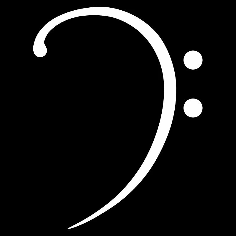 Bass Music, clef, note, mélodie, note de musique