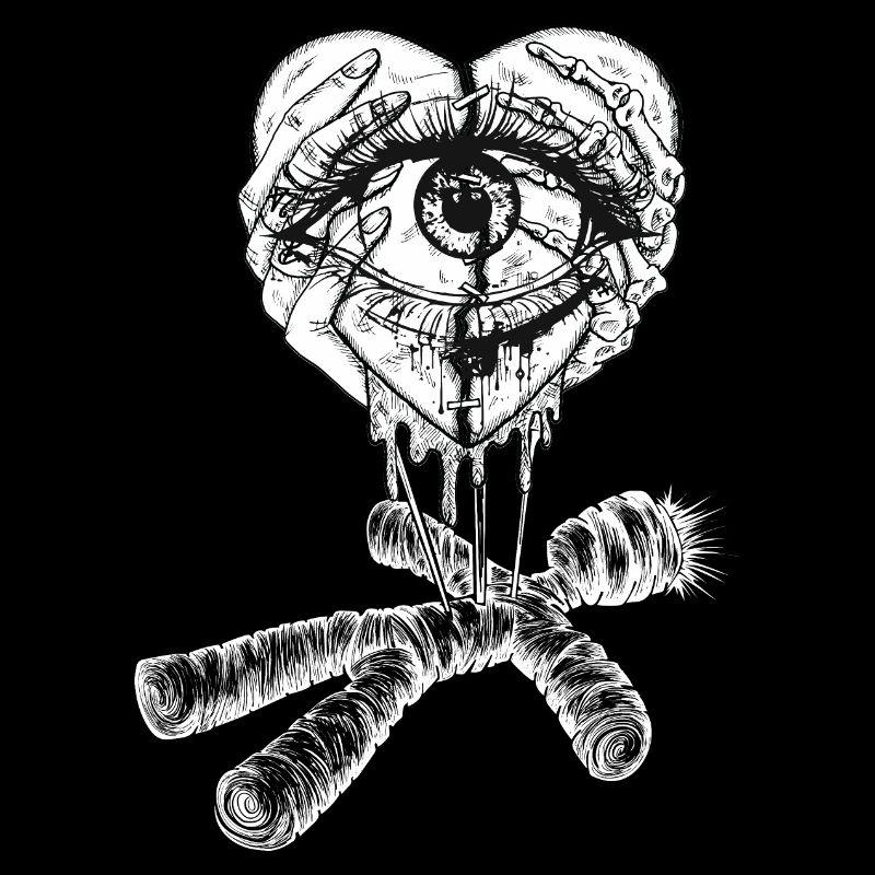 Coeur, œil et poupée