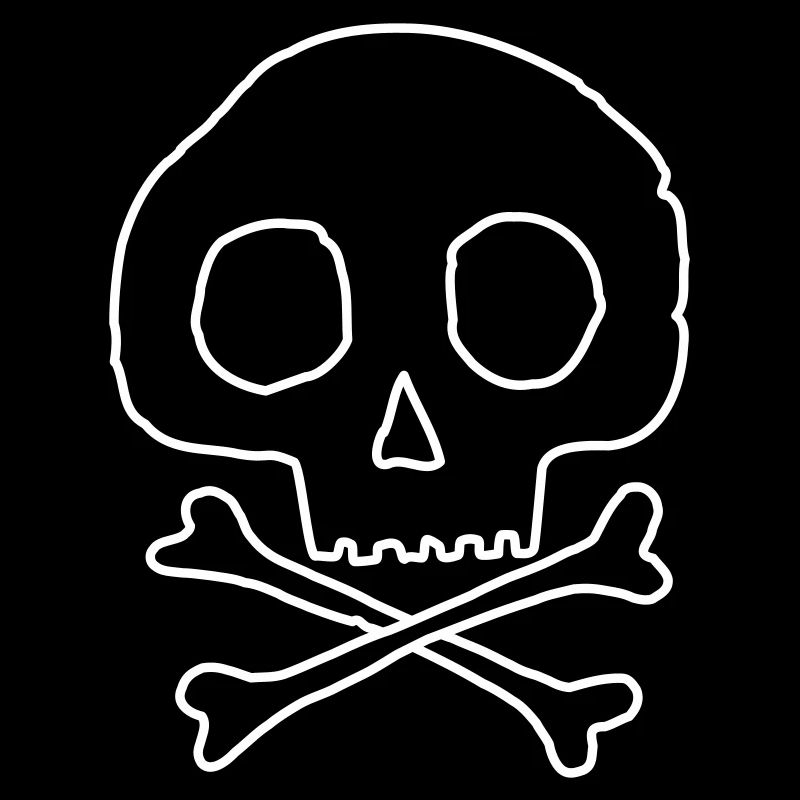 Schädel und Knochen