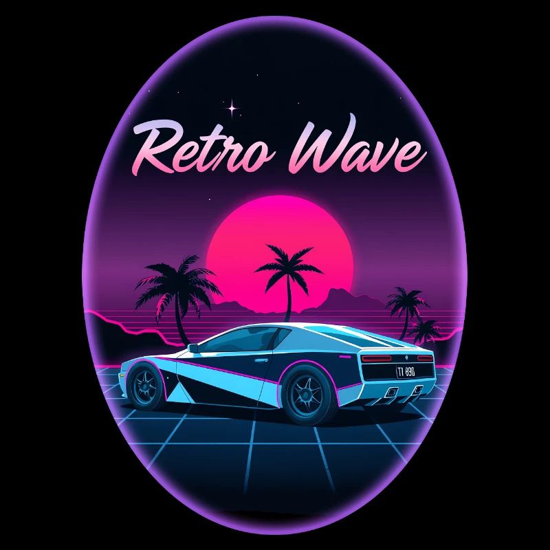 “Retro Wave” design