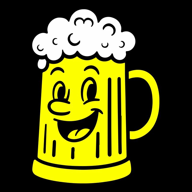 Bierkrug Comic Bier