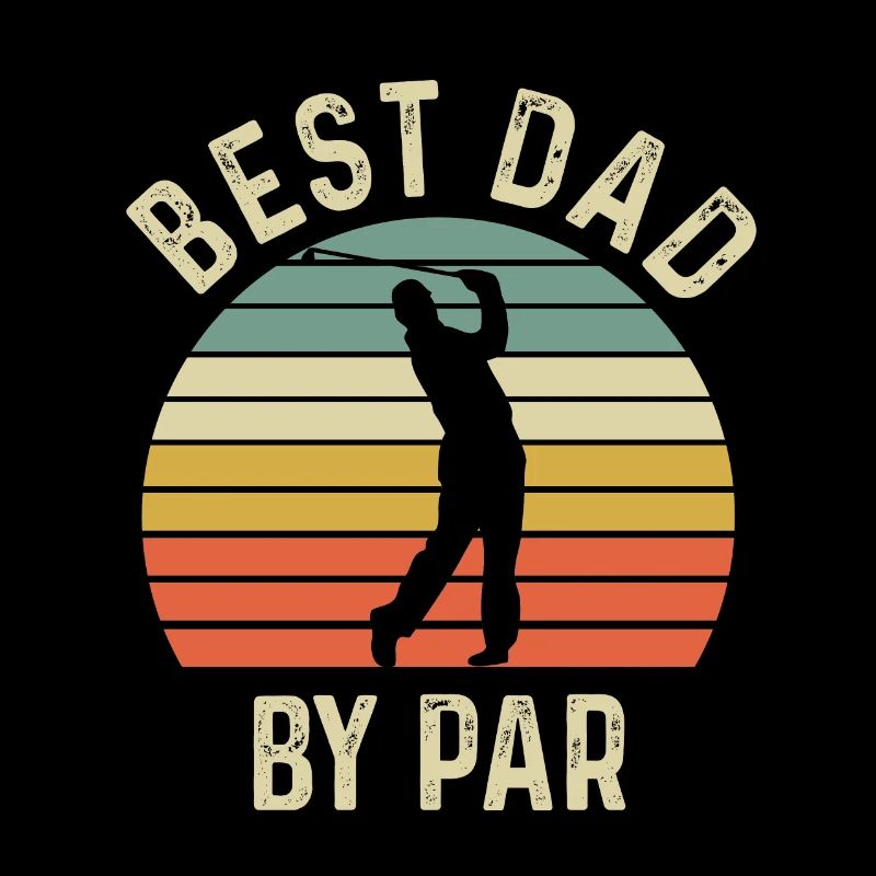 Best Dad By Par - Geschenk für einen Golfer