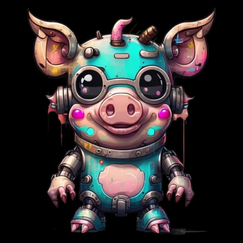 Roboter Schwein
