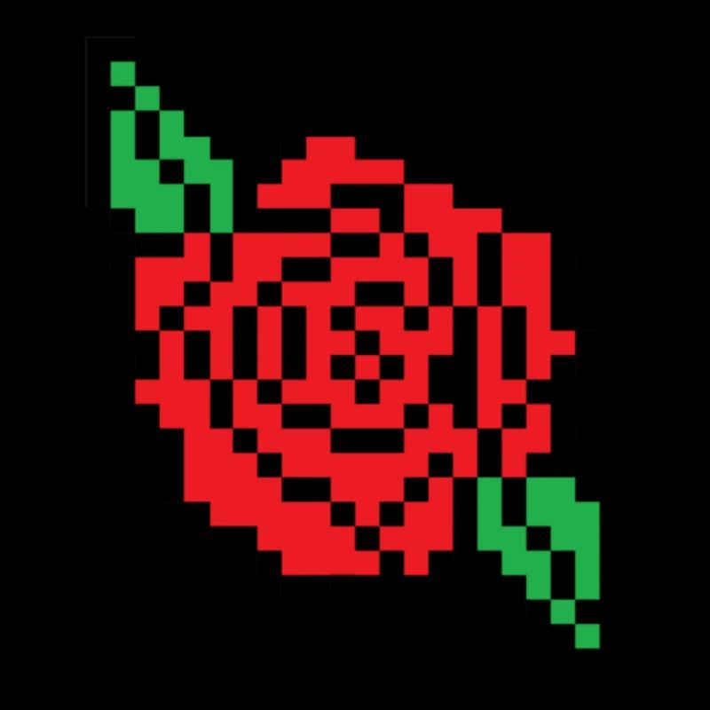 Rose Blume Pixel Art