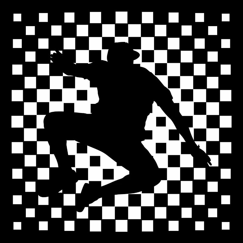 Parkour Shirt Parkour Halftone eckig Geschenk Tee