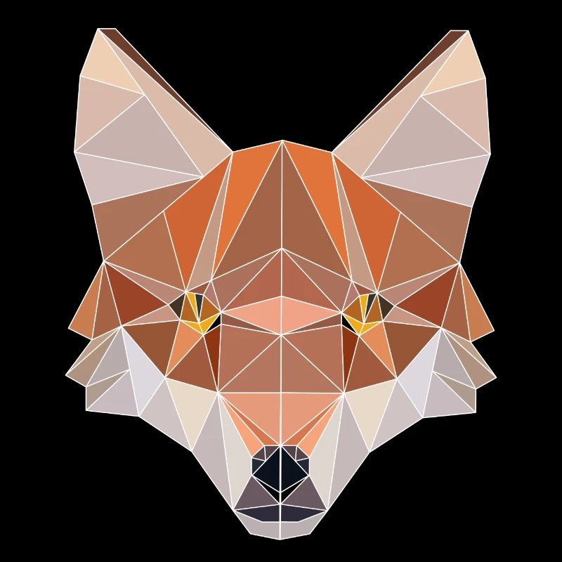 Tshirt polygonal Design Symmetrical Triangular