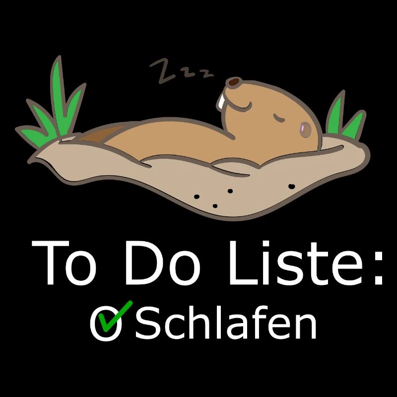 Murmeltier Schlafmütze Geschenkidee