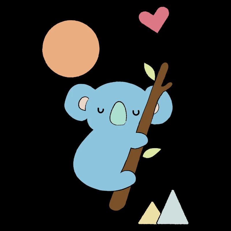 Koala mit Herz - Geschenkidee - Geschenk