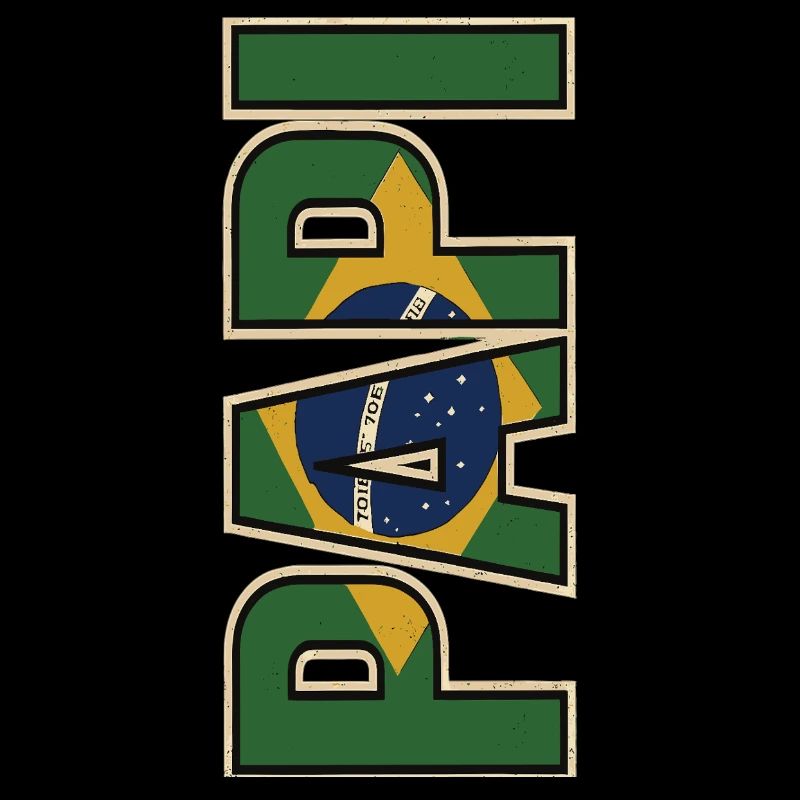PAPI Brasil – Style rétro avec drapeaux