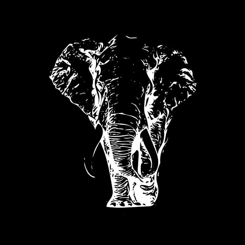 elephant blanc