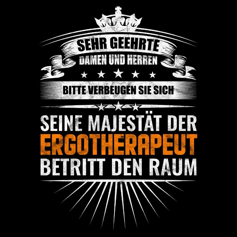 Spruch Ergotherapeut Vintage