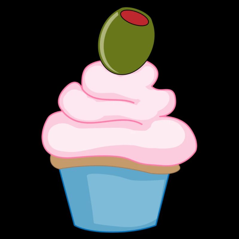 Muffin with Olive Naschen Cake Funny