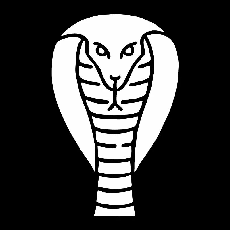 Symbol einer indischen Kobra Schlange