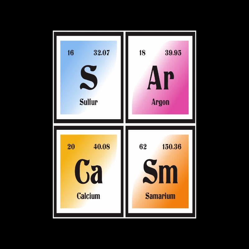 Sarcasme | Tableau périodique des éléments
