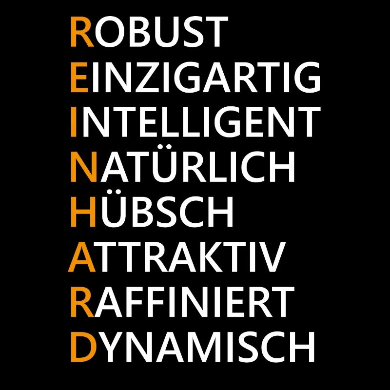 Reinhard Name Geschenk