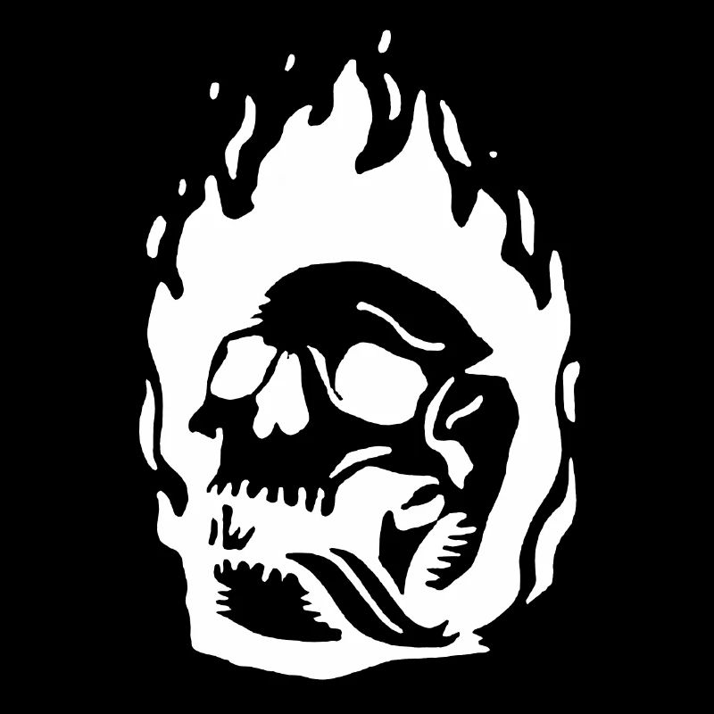 Burning Skull