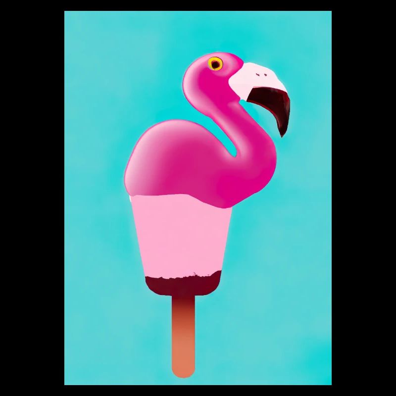 Flamingo-Eiscreme