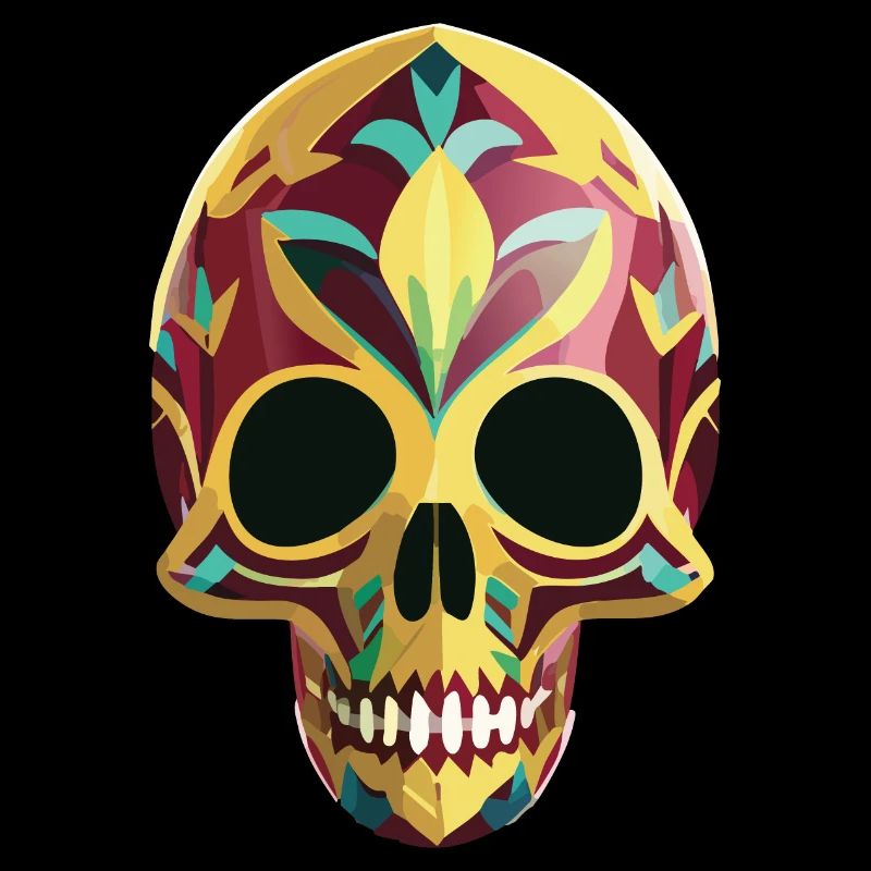 Calavera - Bunter Totenkopf