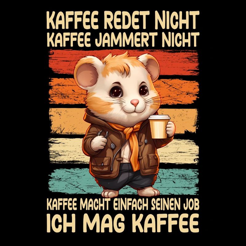 Le café ne parle pas Le café ne gémit pas le hamster