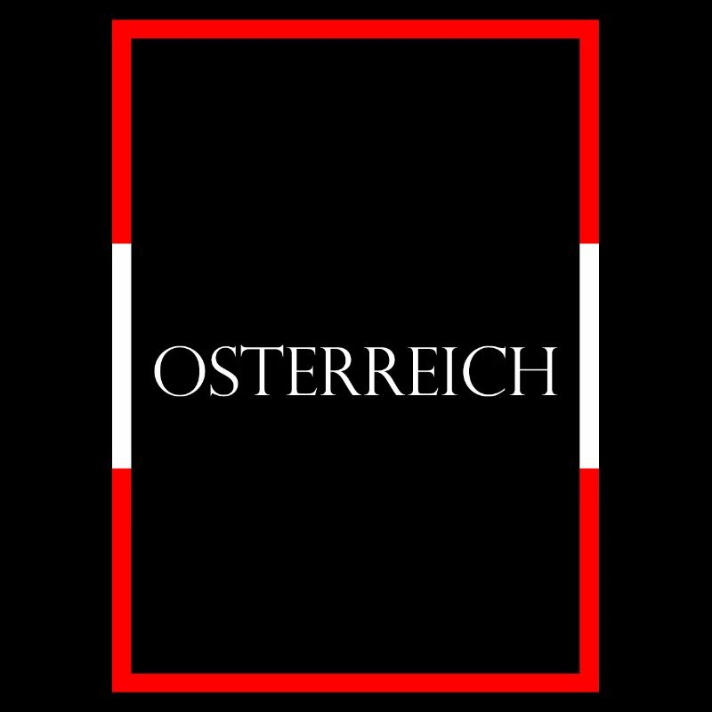 Austria Austria, Statement lettering with flag
