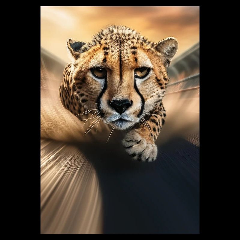 Sprintende gepard