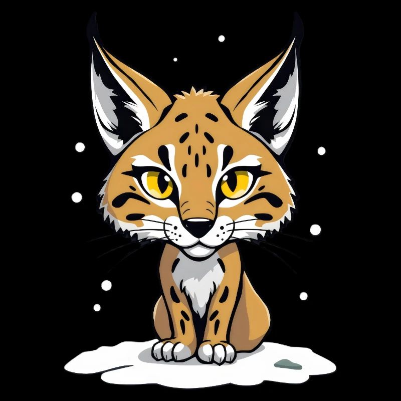 Petit lynx mignon