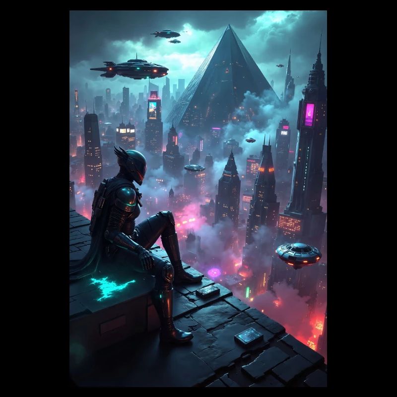 Graphismes cyberpunk.