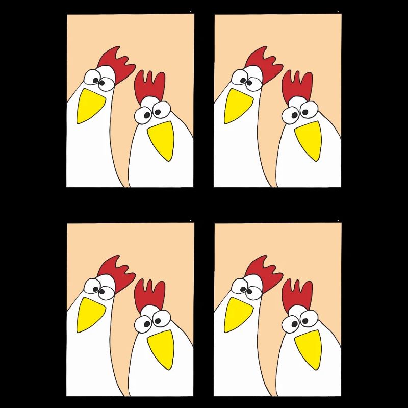 Photos de poulets drôles