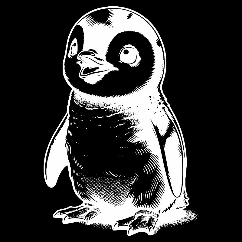 Mignon petit bébé enfants dandinant pingouin