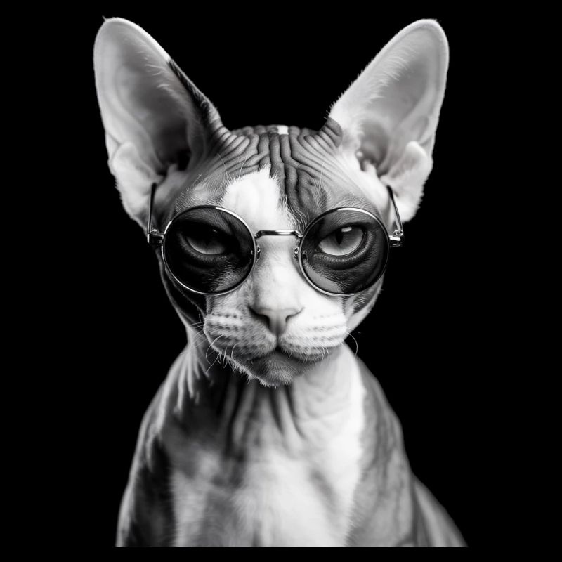 Sphynx peu impressionné