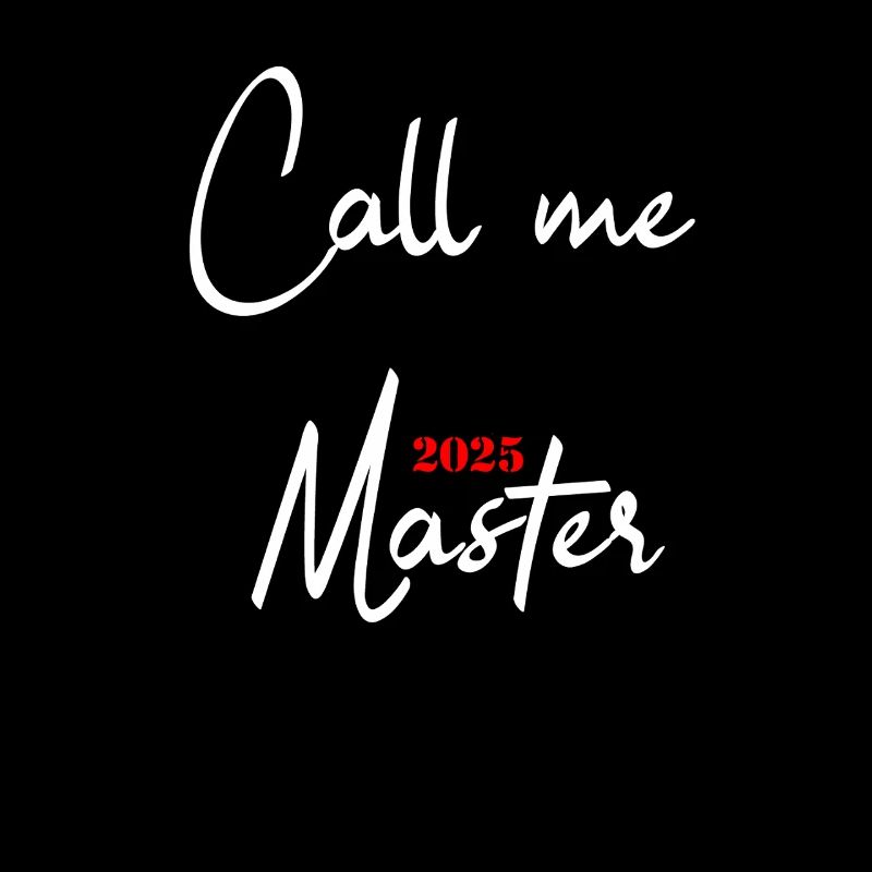 Master 2025 Diplôme de Master Graduation