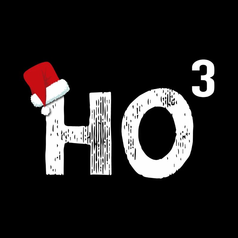 HoHoHo (ch) 3 in white