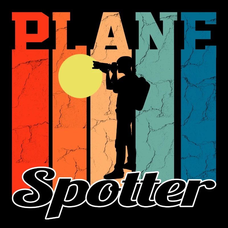 Plane Spotter - Vintage Geschenk Flugzeug