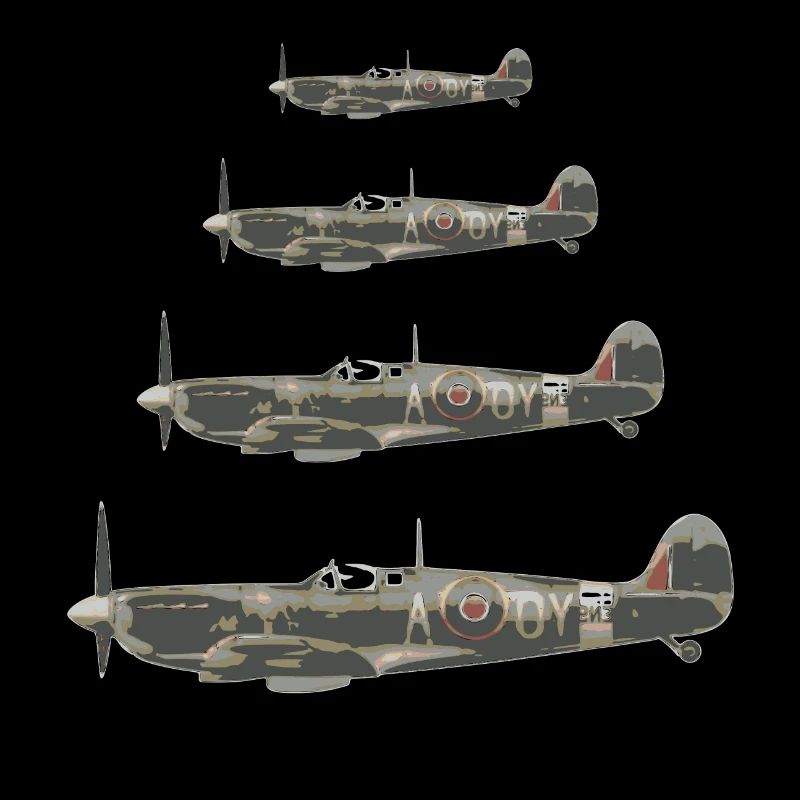 Pilote de chasse Spitfire - Pilote de cadeau rétro