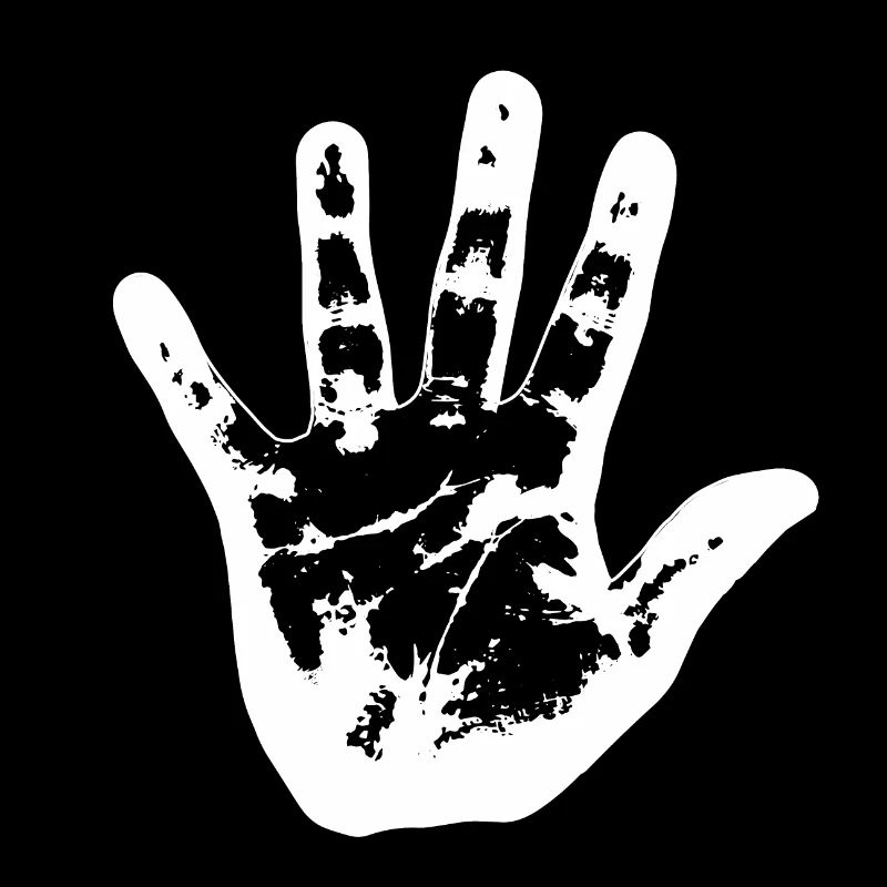 Hand white