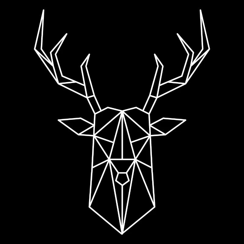 Roe Deer Animal Minimal white