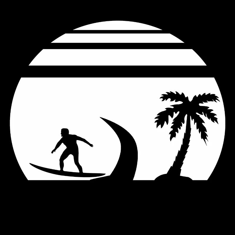 Surfeur, surf, style surfeur