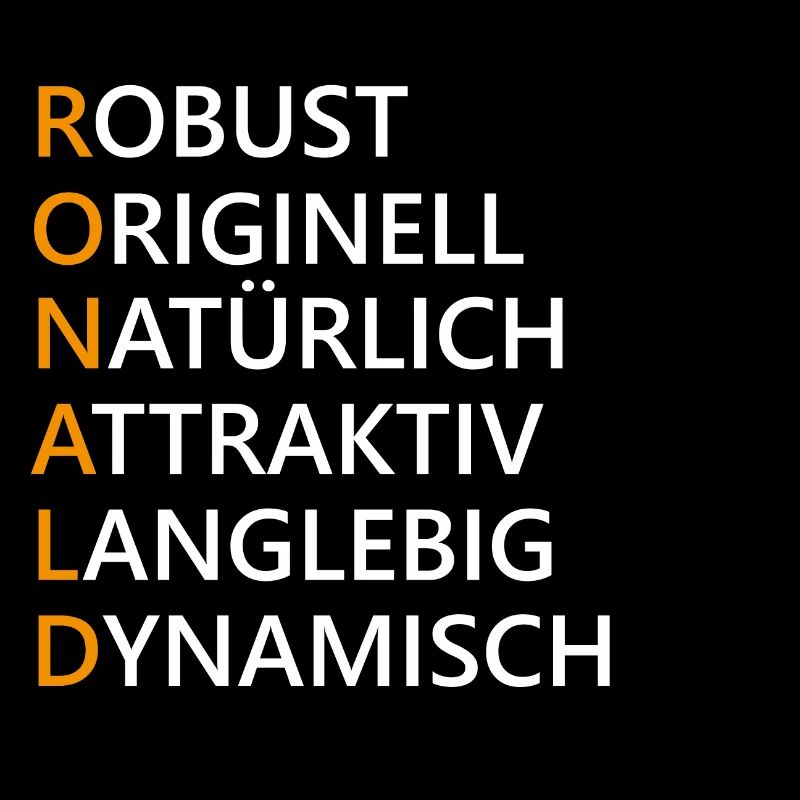 Ronald Name Geschenk