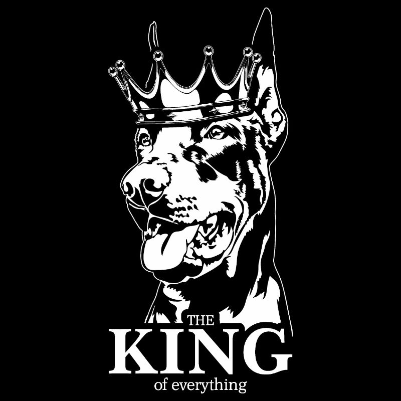 Doberman Roi de tout Chien Dire Wilsigns
