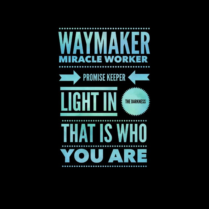 Waymaker & Cadeaux chrétiens Way Maker Jésus