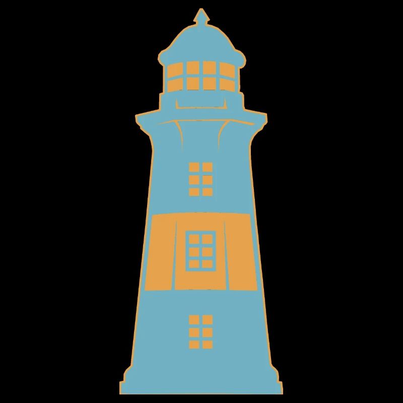 Lighthouse in the maritime coast