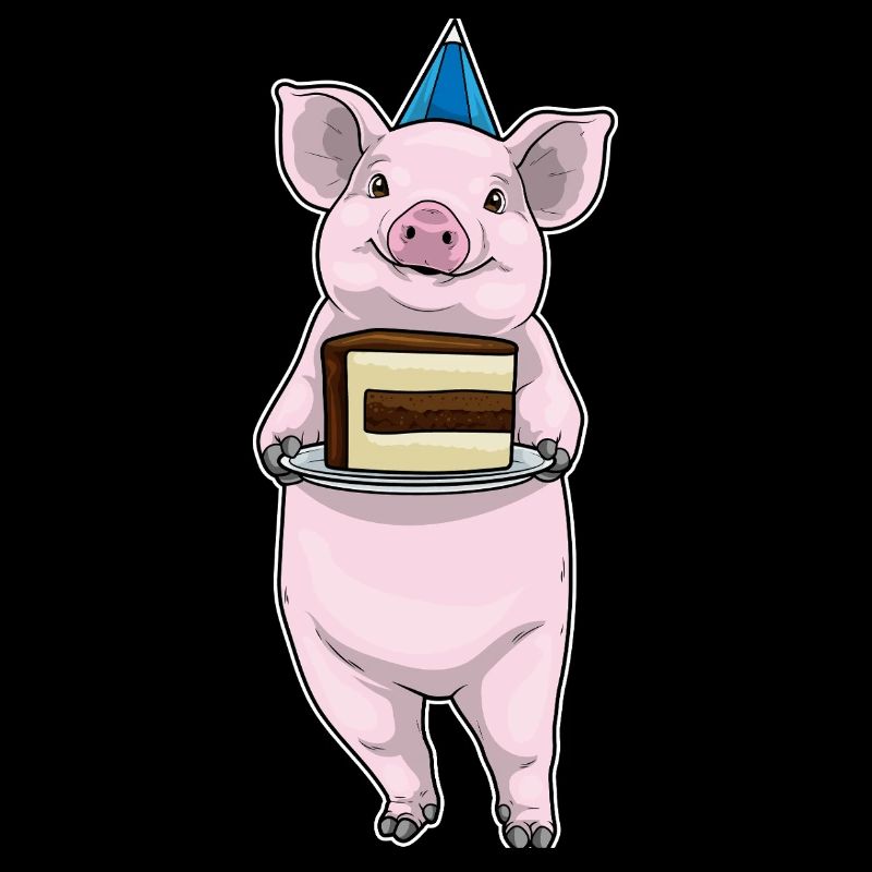 Pig Birthday Cake