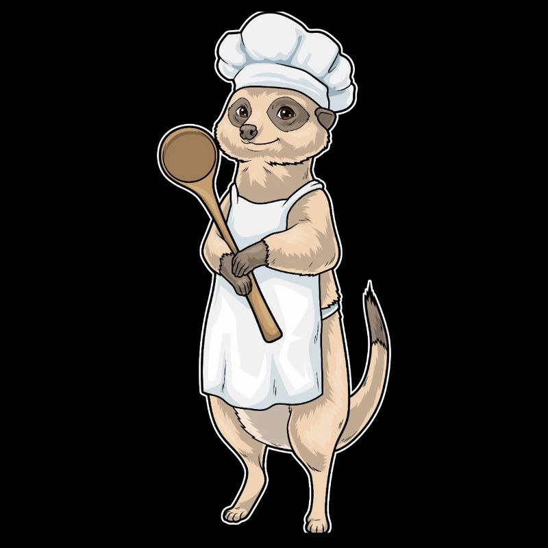 Cuisson à la cuillère de cuisine de suricates