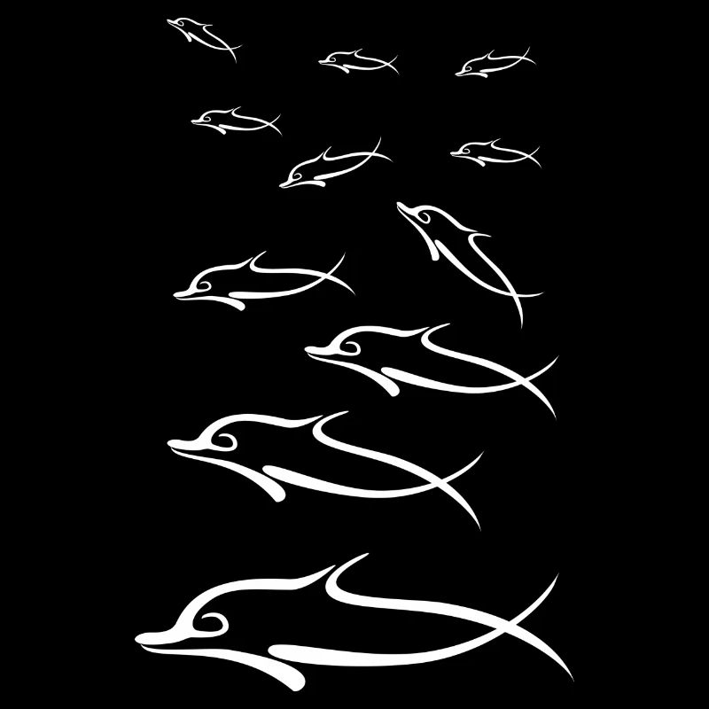 Dolphins weißen Gruppe