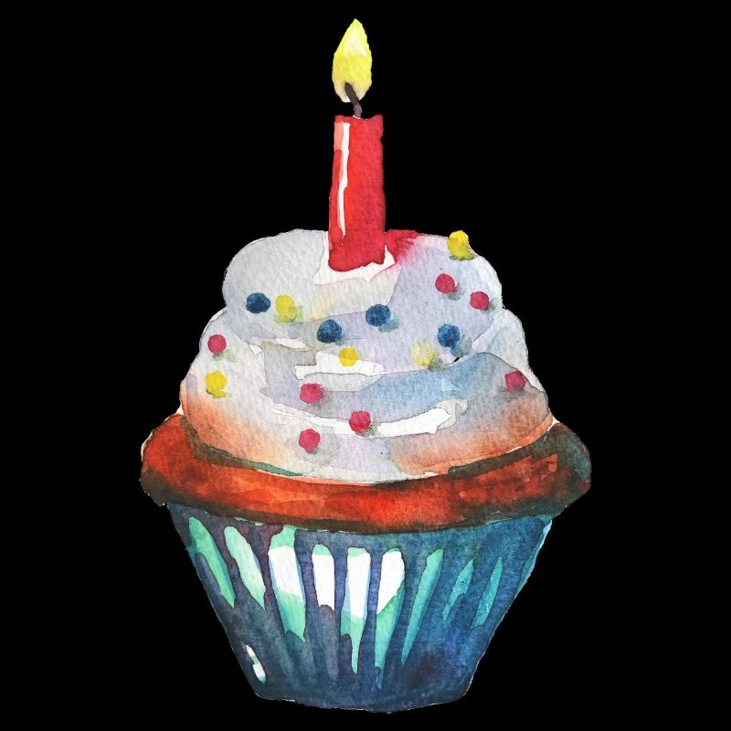 Geburtstag Cupcake Kerze