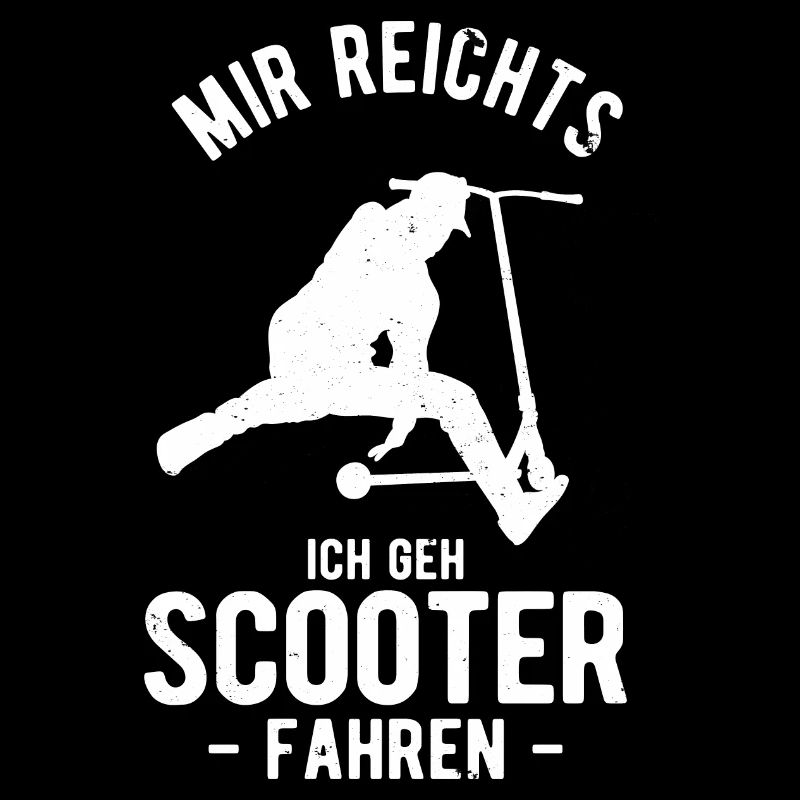 Stunt Scooter Roller Tretroller Spruch Jungen Gesc